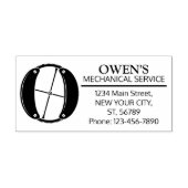 Tampons Encreurs Monographie mécanique personnalisable. "O" initial (Impression)