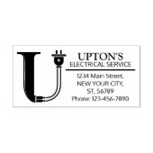 Tampons Encreurs Monographie mécanique personnalisable. "U" initial (Impression)