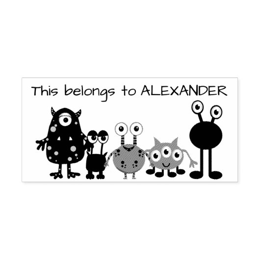 Tampons Encreurs Monstres (Impression)