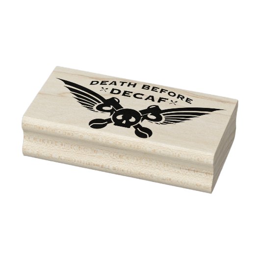 Tampons Encreurs mort avant café décaf (Tampon)