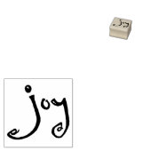 Tampons Encreurs Mot de joie lettrage main Inspirant (Tamponné)