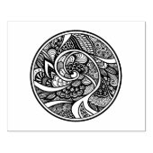 Tampons Encreurs Motif Abstrait En Style Doodle Zen (Impression)