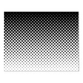 Tampons Encreurs Motif de demi-teinte circulaire 4" x 5" Rectangle (Impression)