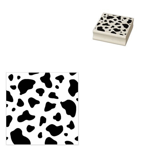 Tampons Encreurs Motif de vache Imprimer Timbre d'art en bois (Tamponné)