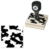 Tampons Encreurs Motif de vache noir et blanc (Tamponné)