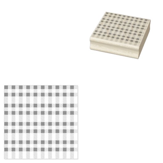 Tampons Encreurs Motif Plaid du Carré de Buffalo (Tamponné)