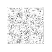 Tampons Encreurs Motif tropical d'été dessiné à la main (Impression)