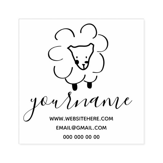 Tampons Encreurs Mouflon à la main (Impression)