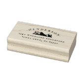 Tampons Encreurs Mountain & Trees Rustic Nom de famille Adresse de  (Tampon)