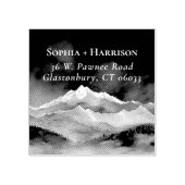 Tampons Encreurs Mountains Adventure commence Mariage Adresse de re (Impression)