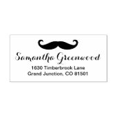 Tampons Encreurs Moustache / Moustache / Schnurrbart + votre nom (Impression)