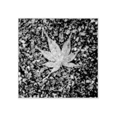 Tampons Encreurs Moyenne : Timbre en caoutchouc feuille d'érable (Impression)