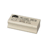 Tampons Encreurs Mug of Beer Ale Bas de l'adresse de la joie (Tampon)