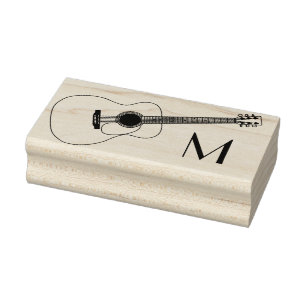 Tampons Encreurs Musicien de guitare acoustique professeur de musiq