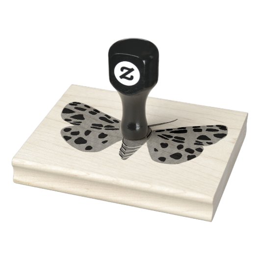 Tampons Encreurs Mystérieuse magique Moth main tiré PERSONNALISER I (Tampon)