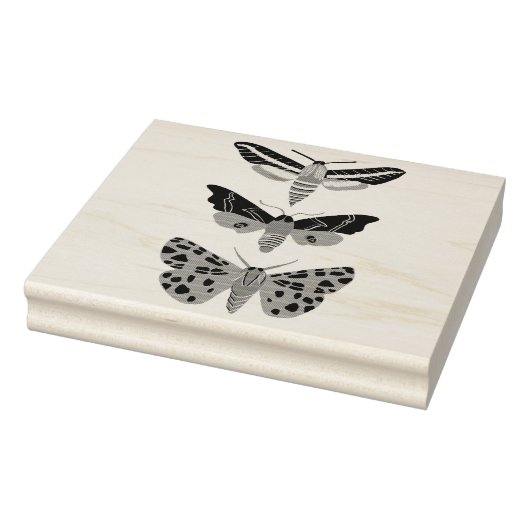 Tampons Encreurs Mystérieuses papillons magiques trio main tirée (Tampon)