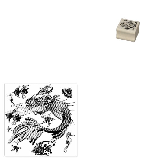 Tampons Encreurs Mystic Fairy Purple Créature Carreaux en céramique (Tamponné)