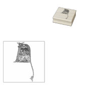 Tampons Encreurs N initial éclairé (Tamponné)