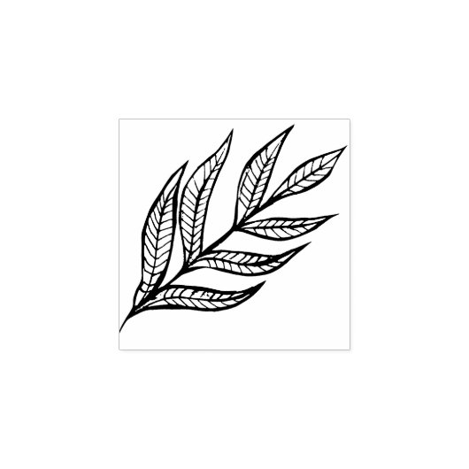 Tampons Encreurs Nature Art Leaf Design (Impression)