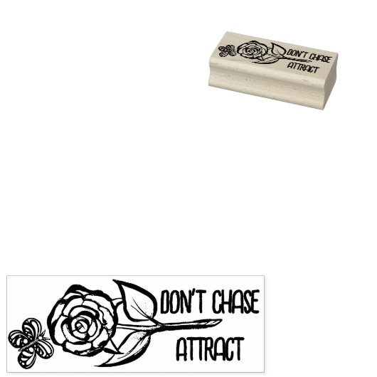 Tampons Encreurs Ne cherchez pas à attirer les papillons roses (Tamponné)