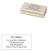 Tampons Encreurs New Address Custom Rubber Stamps (Tamponné)