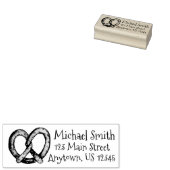 Tampons Encreurs New York City NYC Salty Soft Pretzel Junk Food (Tamponné)