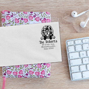 Tampons Encreurs Newfoundland Dog, adresse de retour,