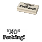 Tampons Encreurs No Peeking - Design de Noël (Tamponné)