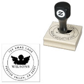 Tampons Encreurs Noël Angel Festif Adresse de vacances (Tamponné)