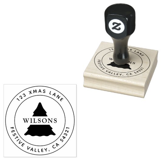 Tampons Encreurs Noël Arbre Noël (Tamponné)