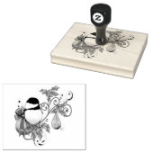 Tampons Encreurs Noël de poulet d'hiver (Tamponné)