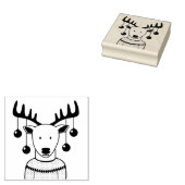 Tampons Encreurs Noël des cerfs (Tamponné)