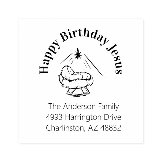 Tampons Encreurs Noël Joyeux anniversaire Jésus en colère (Impression)