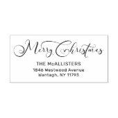 Tampons Encreurs Noël manuscrit Whimsar Script Adresse (Impression)