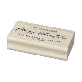 Tampons Encreurs Noël moderne élégant script minimal unique (Tampon)