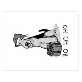 Tampons Encreurs Noël Père Noël Airedale Terrier HO HO Cher (Impression)