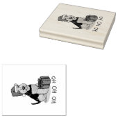 Tampons Encreurs Noël Père Noël Casquette Welsh Terrier Chien migno (Tamponné)