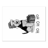 Tampons Encreurs Noël Père Noël Casquette Welsh Terrier Chien migno (Impression)