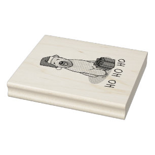 Tampons Encreurs Noël Père Noël Wheaten Terrier (blé 1b2) mignonne