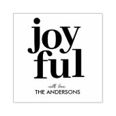Tampons Encreurs Noël Personnalisé Joyeux (Impression)
