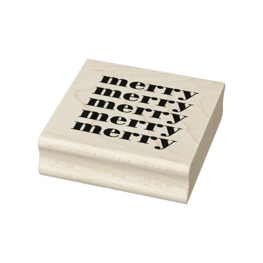 Tampons Encreurs Noël rétro "joyeux" (Tampon)