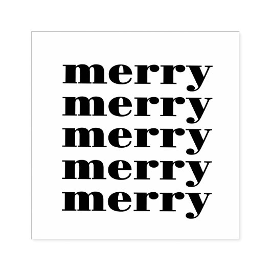 Tampons Encreurs Noël rétro "joyeux" (Impression)