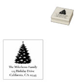 Tampons Encreurs Noël rustique bleu cosy (Tamponné)