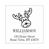 Tampons Encreurs Noël Vacances Rudolph L'adresse des rennes (Impression)