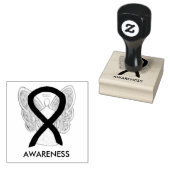 Tampons Encreurs Noeud de sensibilisation Ruban Angel Art Ink perso (Tamponné)