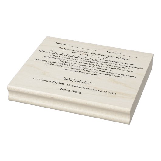 Tampons Encreurs Noir d'accusé de réception public notaire moderne (Tampon)