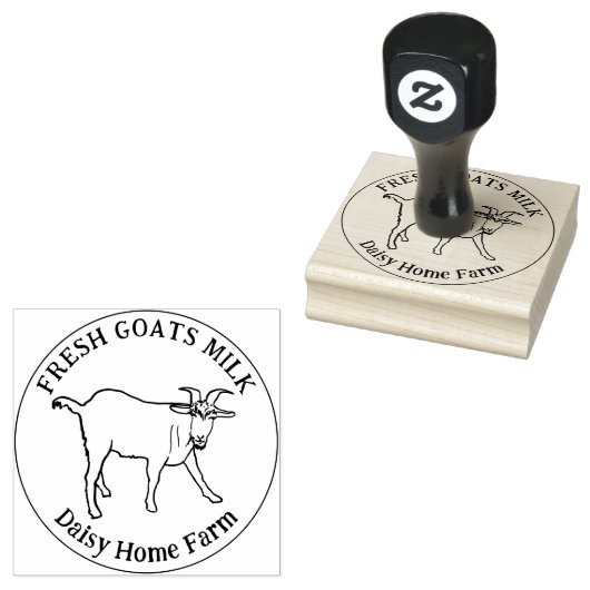 Tampons Encreurs Nom commercial du lait de chèvre (Tamponné)