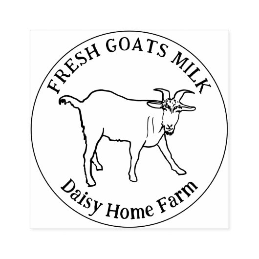 Tampons Encreurs Nom commercial du lait de chèvre (Impression)