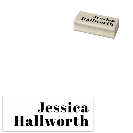 Tampons Encreurs Nom commercial modifiable moderne ou prénom et pré (Tamponné)