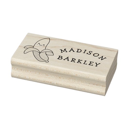 Tampons Encreurs Nom de Banana Kid's Cute Kawaii (Tampon)